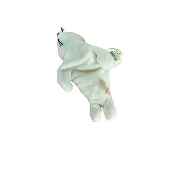 1996 Seamore the Seal Ty Beanie Baby 4029- 4th Gen Red Heart Hang Tag Gray White - Picture 1 of 7